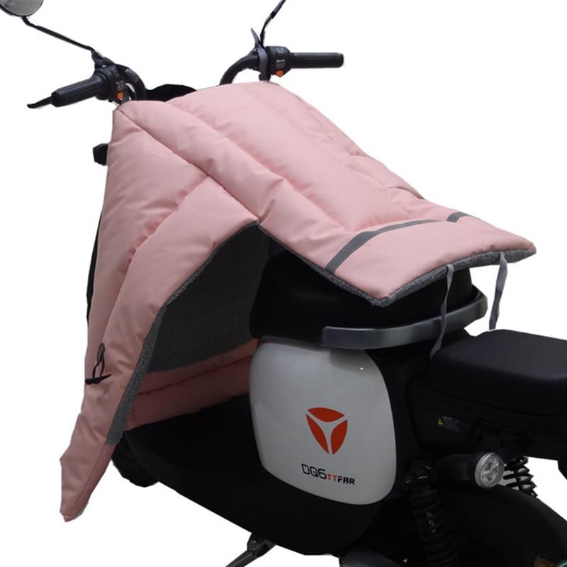 Electric Car & Motorcycle Winter Windshield Quilt - Thickened Velvet Leather
