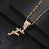 26 English Women'S Letter Pendants Necklace Twist Chain Zircon Letter Pendants Jewelry