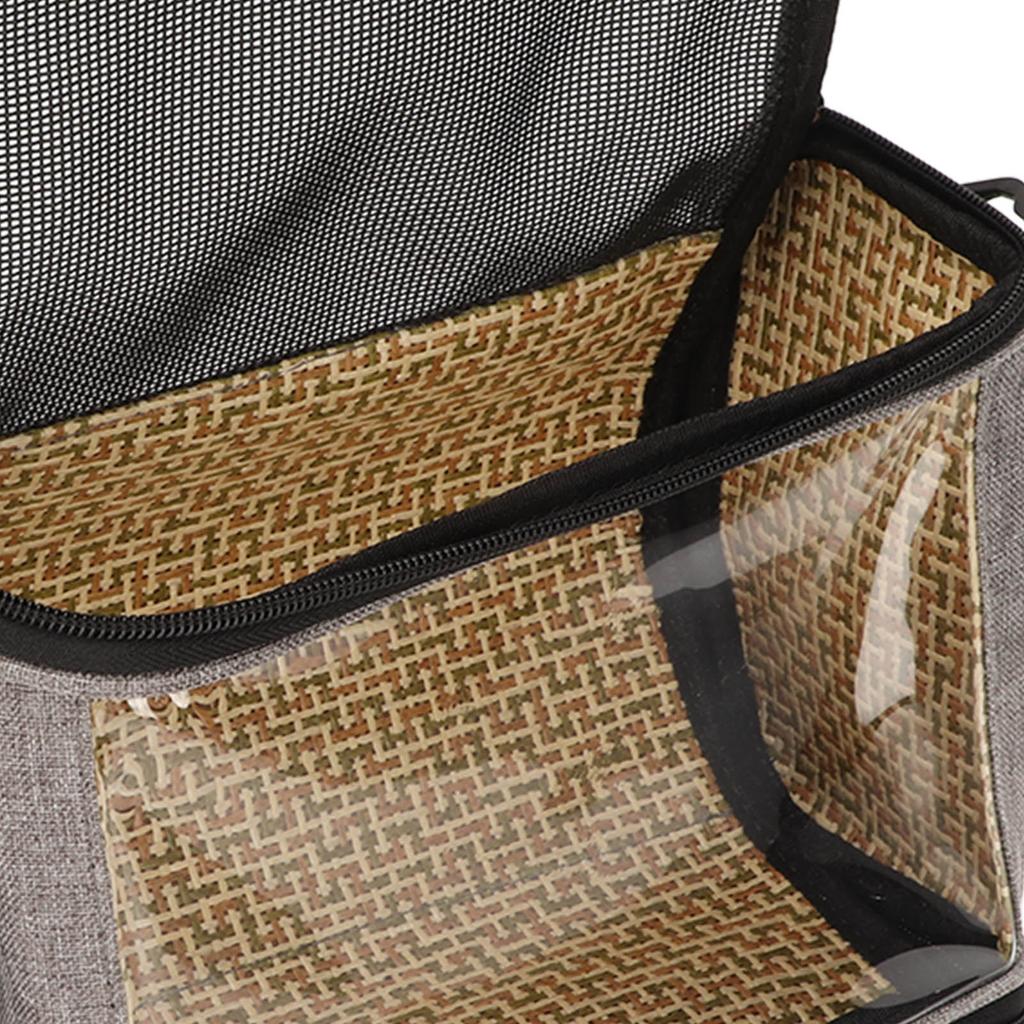 Bird Carrier Bag Transparent Portable Lightweight Breathable   Travel Cage for Cockatiels Parakeets Small Bird