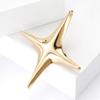Moda Retro Cruz Estrela Broche Simples Nicho Estrela de Quatro Pontas Pin Acessórios de Roupas Femininas Corsage