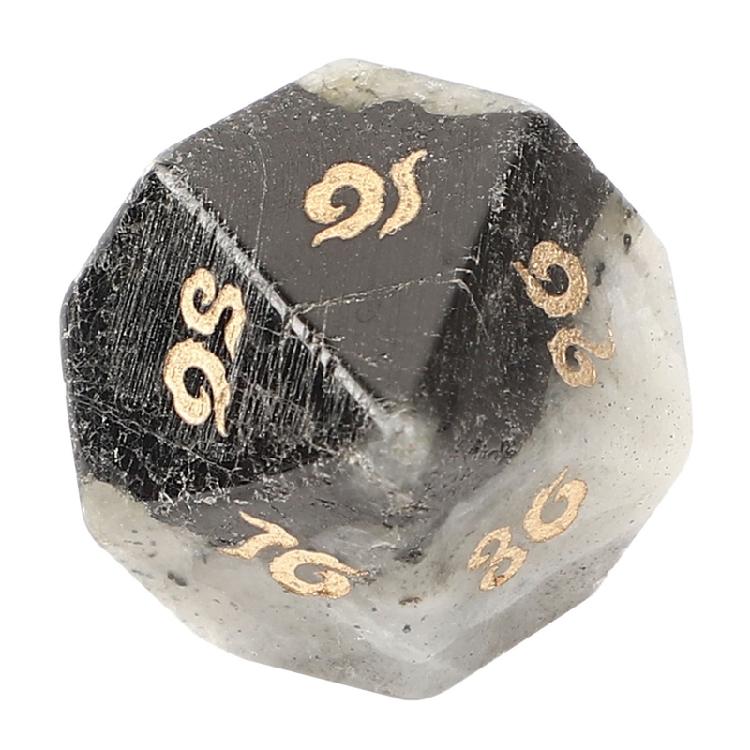 Natural Gemstone Dice Multifaceted Various Shape Polyhedral Digital Game Dice