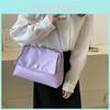 Stylish Pu Leather Womens Bag With Modern Stitching In Multiple Colors