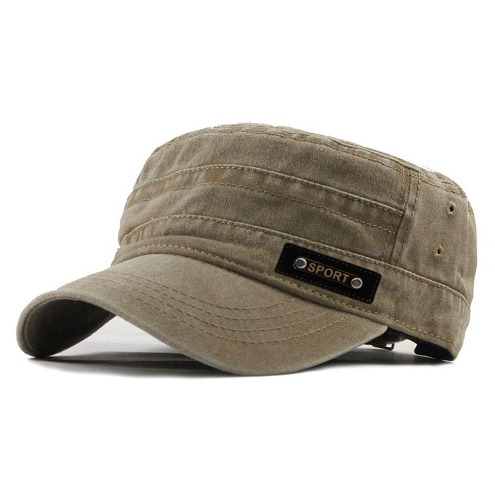 Spring Summer Fishing Casual Peaked cap Sun Hat Baseball Cap Cadet  Hat хаки