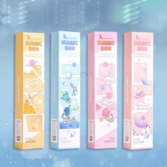 Gel Ink Pen Set with 2 Refills DIY Sticker 0.5MM Fine Point Retractable Pen Quick Drying Smooth Writing Pen School Stationery Student Gift