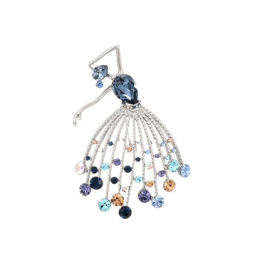 

Elegant and luxurious design, delicate and sweet, fresh and refreshing, anti-exposure accessory - new style dancer brooch золотий
