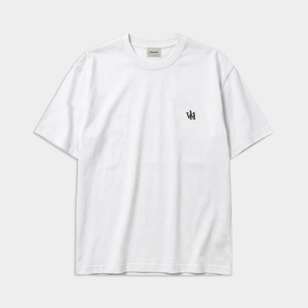 Weekhour T shirT Monogram Logo whiTe WHITE/S