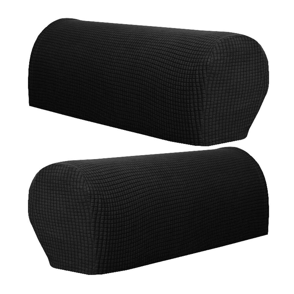 1 Pair Pet Curved Sofa Armrest Cover for Furniture