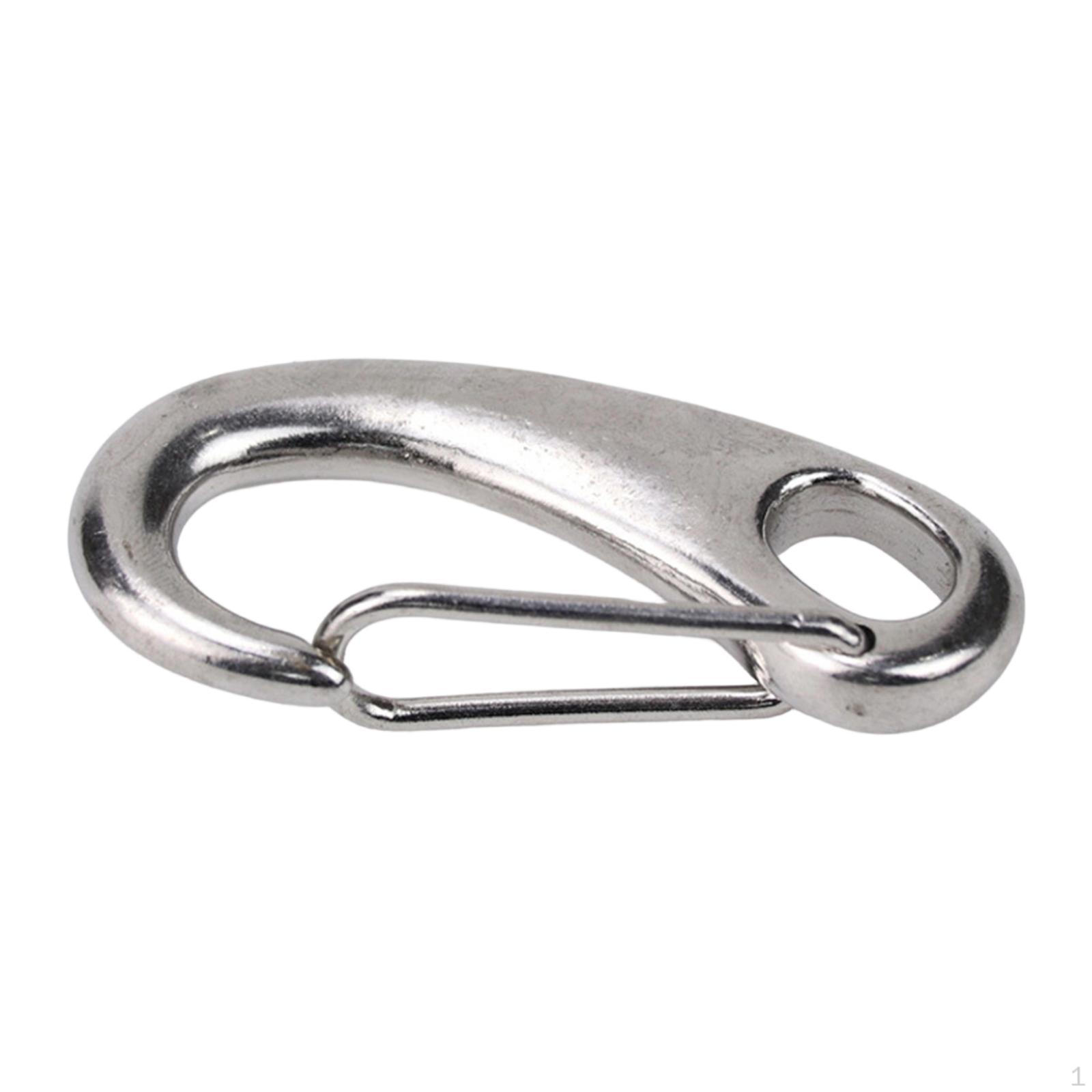 Key Carabiner, Clips with Snap Hook, Multifunctional Stainless Steel Carabiner Hook for 3cm