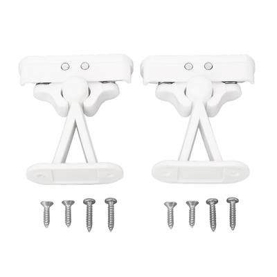 2PCS RV Tür Retainer Fangen T Typ RV Tür Stop Halte Fangen Halter für Wohnmobile Wohnwagen Weiß