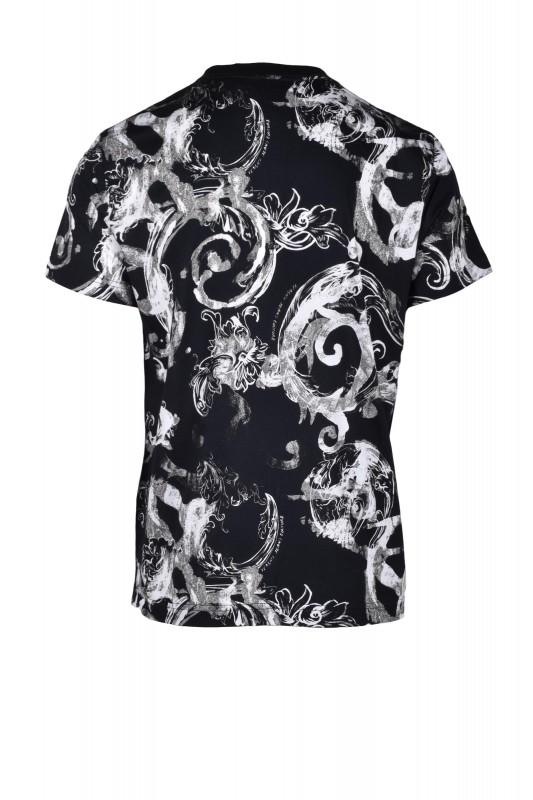 Versace Jeans Couture eye-catching men's allover wcolor t-shirt - Size: XXL
