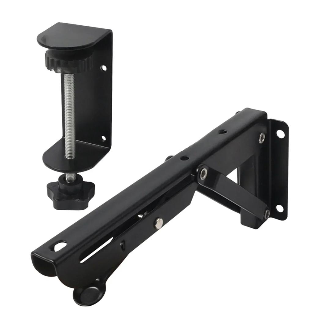 Sliding Desk Extension Plate Support Bracket Computer Keyboard Tray Hand Rest Rawer Slide Rail Clip Bracket Hardware