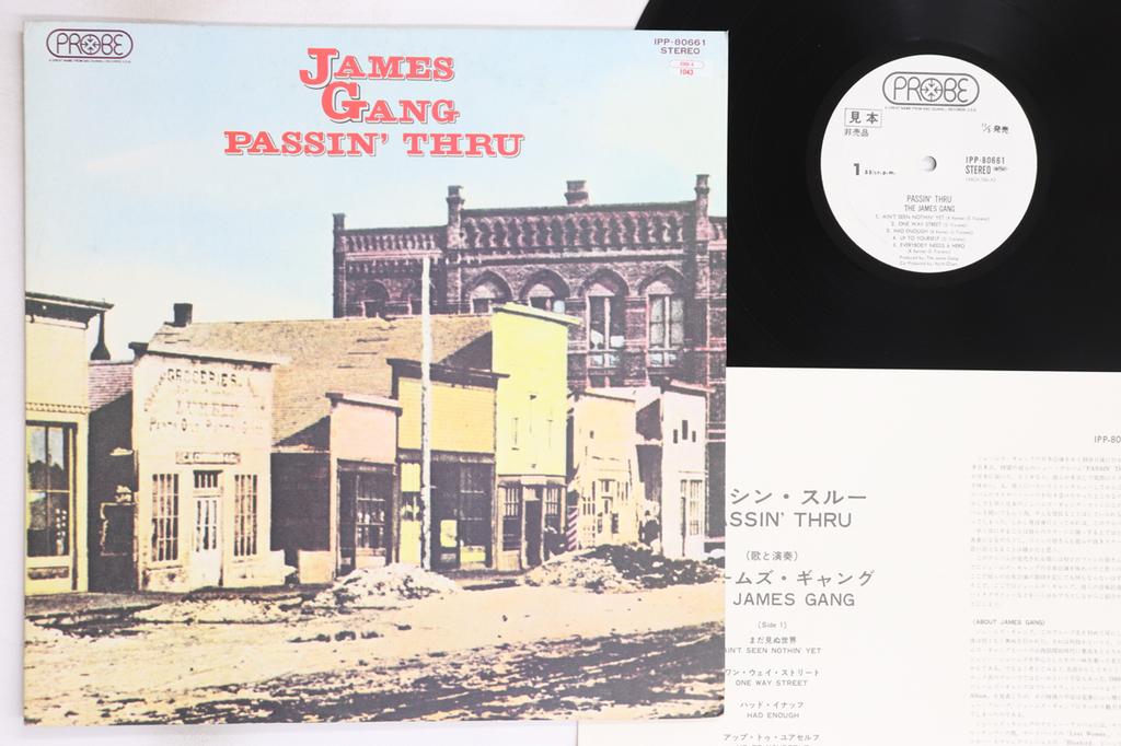LP Record JAMES GANG - Passin' Thru IPP80661PROMO PROBE 1972 Japan Rock Used
