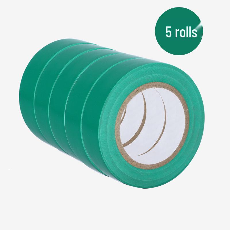 Flame Retardant Black & Red PVC Electrician's Insulating Tape - Waterproof, Wear Resistant & High-Temperature Electrical Wire Tape