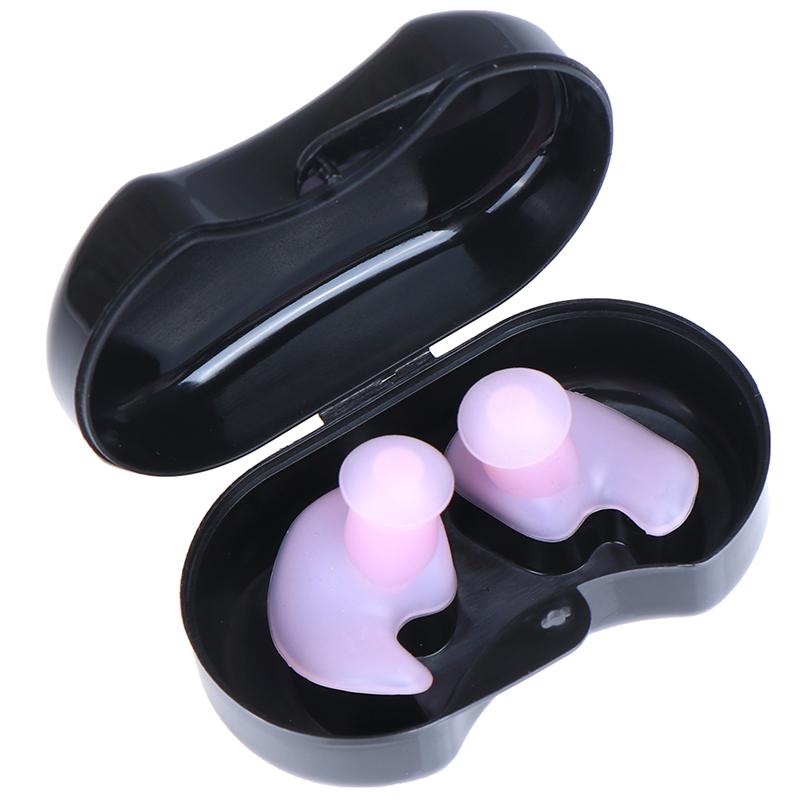 1 Paar Weiche Silikon-Ohrstöpsel Wiederverwendbarer Lärmschutz Zum Schlafen