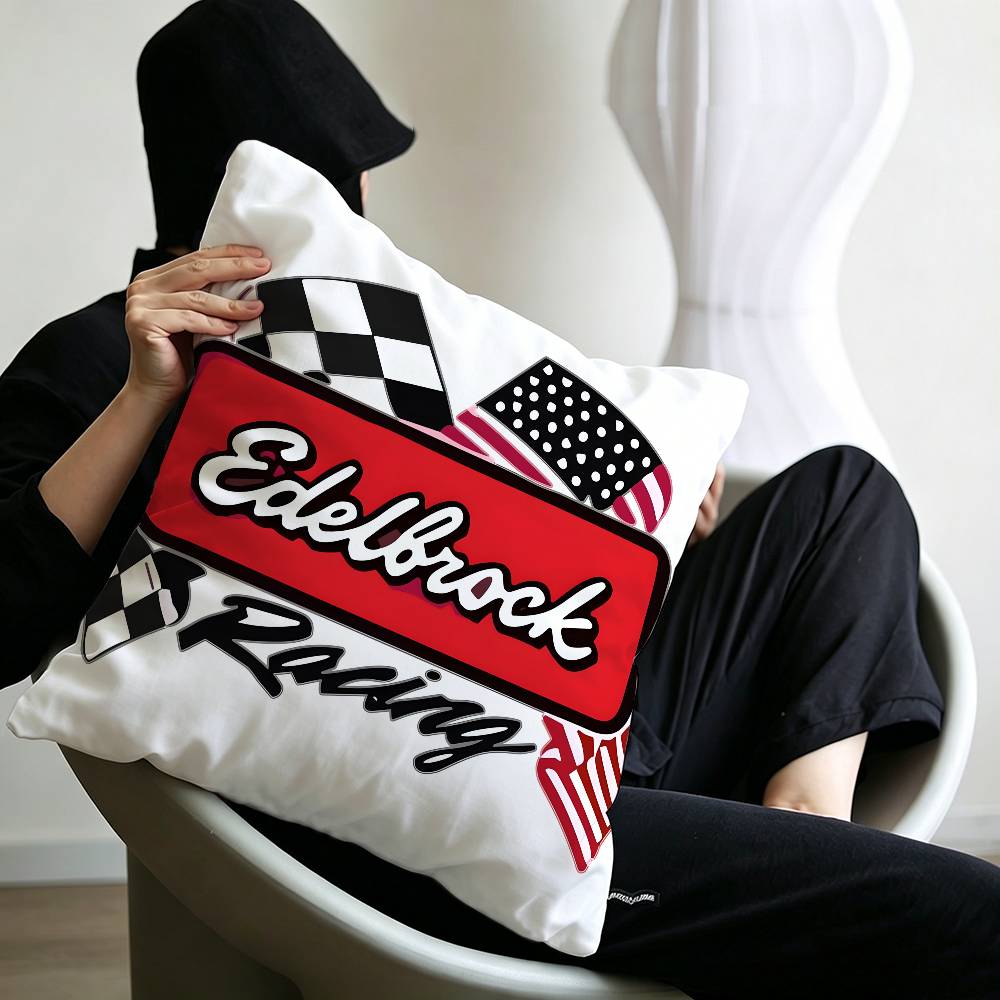 Racing Car E-Edelbrocks Personalized picture text home decorative pillows Household Gifts 45x45cm