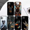 MH42 Dobermann Dog Phone Shell for Samsung S20 S21 S22 S23 S24 FE Ultra Plus Lite S21S A55 A07 A17 F06 F16 M06 M16 M56 A36 A37 A57