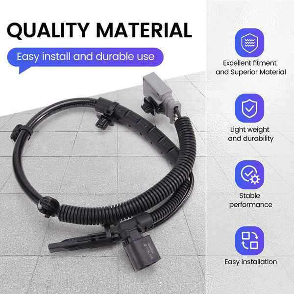Right ABS Wheel Speed Sensor for Citroen C5/C6, Peugeot 508, Fengshen A9 - Model 9812978080