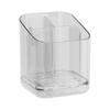 Toothbrush Holder With Tray, Wall Mounted, Non Perforated Bathroom Storage Rack, Toothpaste Storage