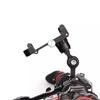 Aluminium Fahrrad Handyhalterung, 3,5-7 Zoll Universell Mehrwinkel Drehbar Fahrrad & Motorrad Lenker Handyhalter