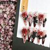 Mixed Style Sweet Flowers Shaped Designs Nail Art Decorations Kit Resin Exquisite Wearable Nails Accessories DIY Crafts Making Supplies