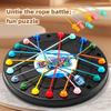 Twisted Rope Puzzle Brain Teaser Game, Iq Knots Untangling Challenge & Lacing Learning Toy Board Game Gift For Kids Adults