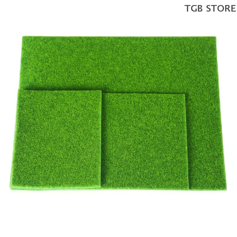 1/2PCS 15/30cm 3mm 5mm 8mm Thick Artificial Square Grass Mat Lawn Carpet DIY Project Model Scene Railway Layout Accessories