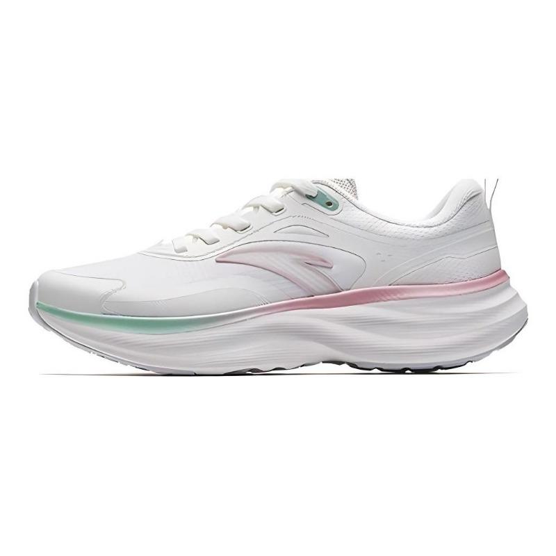 Anta Light Cloud women low-top casual running shoes white pink green 122445506-2 35.5