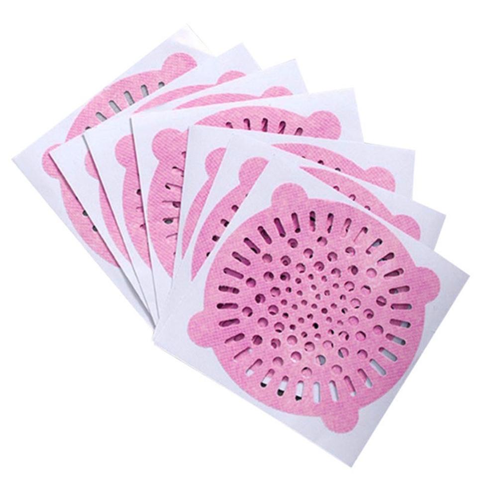 10pcs Disposable Hair Anti-blocking Floor Drain  Pool  Filter Toilet Sewer Drain Strainer Sink Filter Sticker