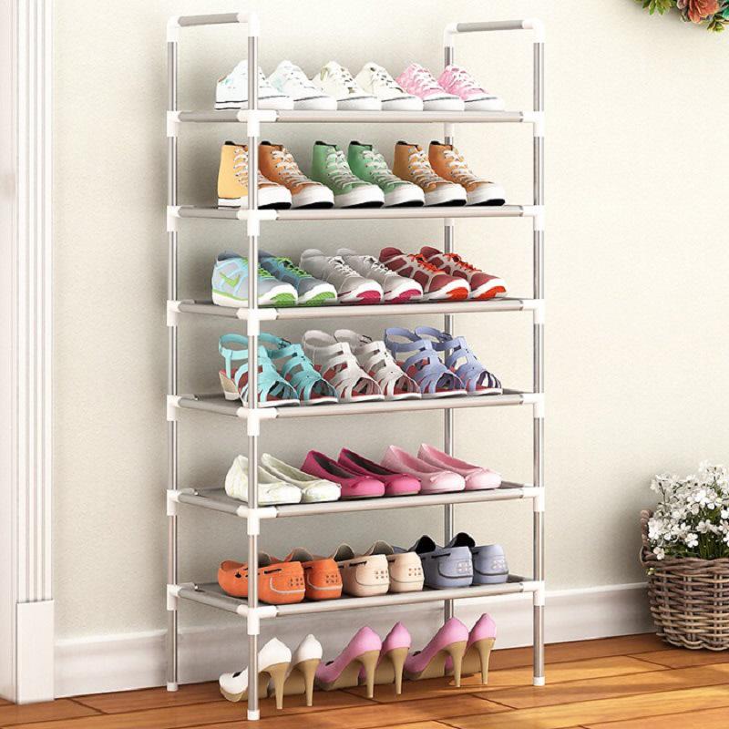 Multi-layer Minimalist Shoe Rack for Home or Dorm Assembly
