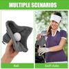 Compact Portable Golf Ball Wipe Cloth - Microfiber Soft Absorption Cleaning Towel  Golf Cleaning Accessory