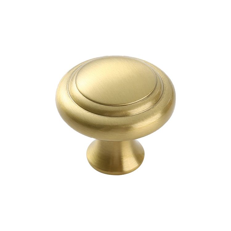Brass Handle Pure Copper TV Cabinet Round Drawer Cabinet Door Handle Furniture Gold Handle