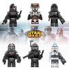 Star Wars Clone Troopers Bad Batch 6pc Building Blocks Mini Figures Toy Set