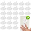 1/20Pcs Baby American Standard Electrical Safety Socket Protective Cover Clear Safety Plug Outlet Protection Kid Safety Supplies Set