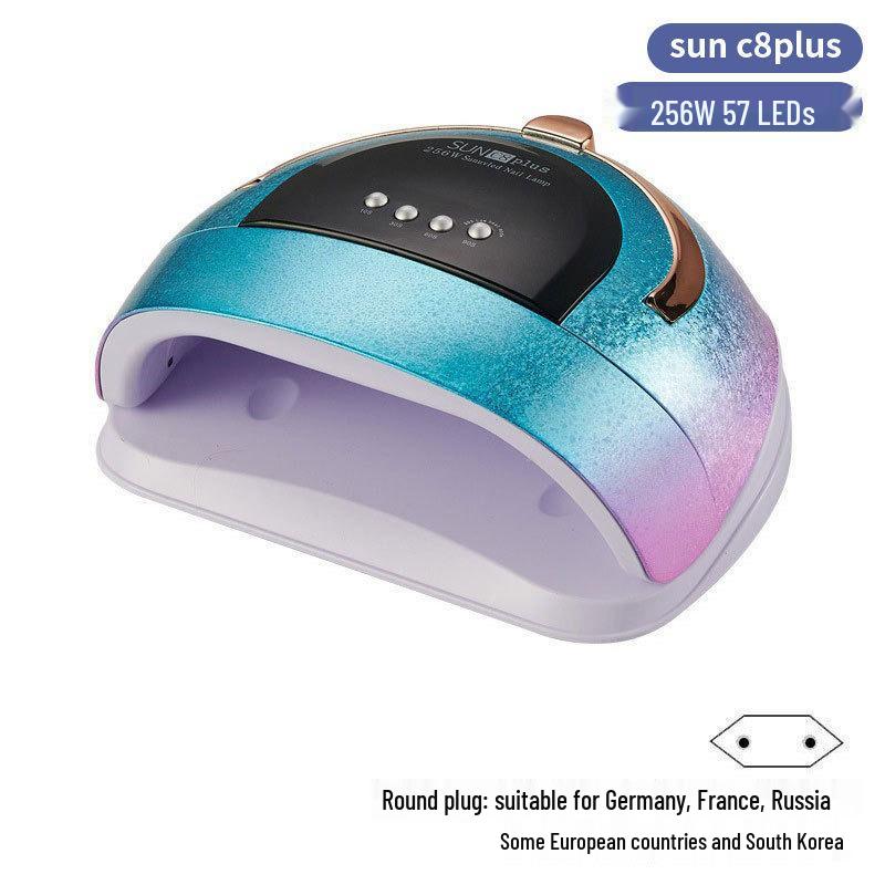 Dazzling 256W LED Nail Curing Lamp, Quick Dry Gel Lamp for Salon Use