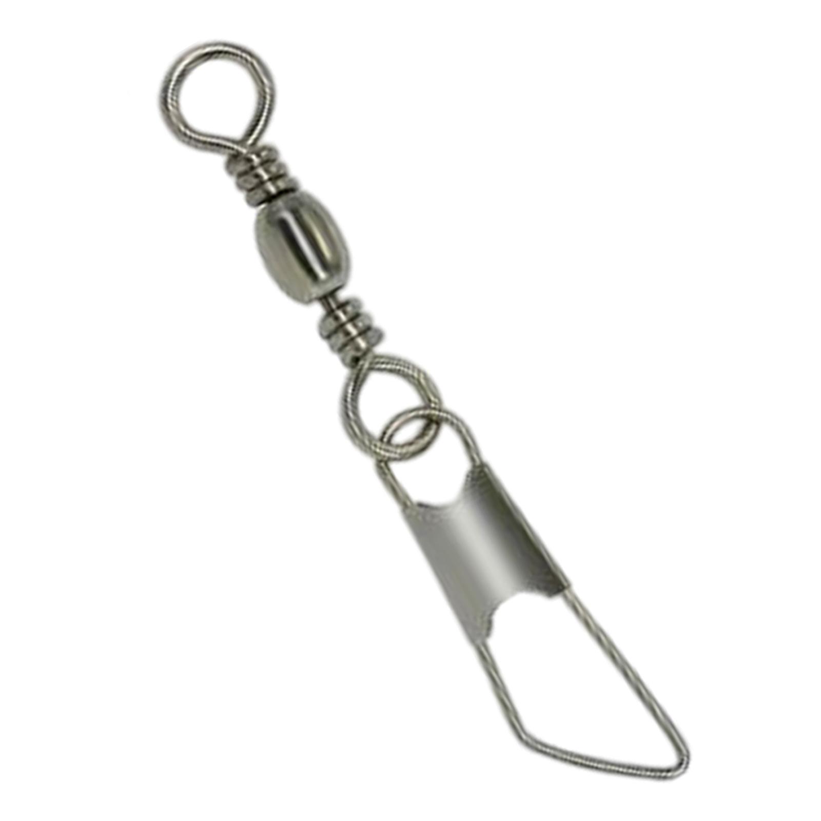 

Шарикоподшипник Вертлюги Рыболовные снасти Вертлюг с защелкой Медный соединитель для лески для пресной и соленой воды D