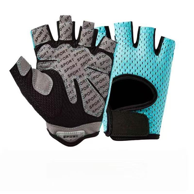 Unisex Non-Slip Half-Finger Workout Gloves - Ideal for Pull-ups, Cycling, and Preventing Calluses