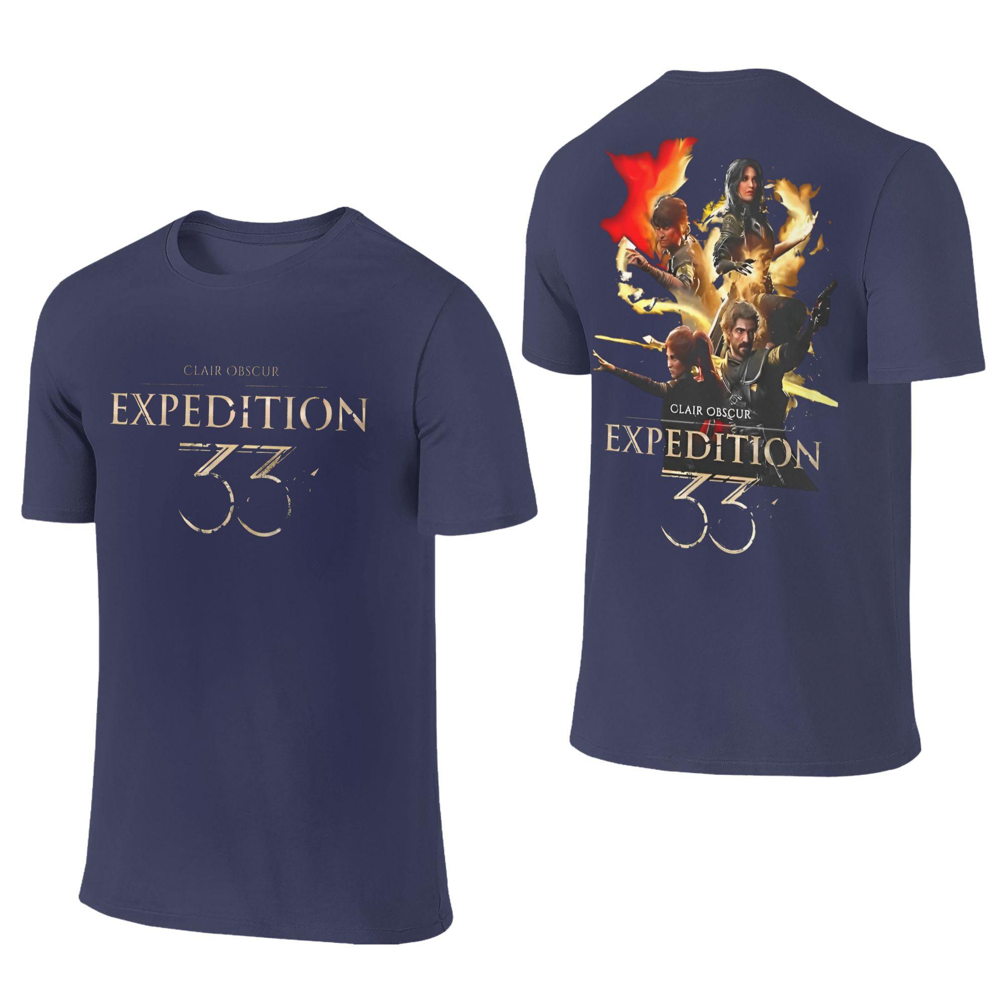 

Clair Obscur Expedition 33 Video game Accessories T-Shirt for Men Women Vintage Cotton Unique Clothes 4XL