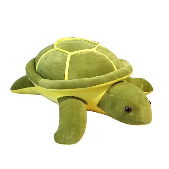 Yousheng Turtle Doll Soft Pillow Various Sizes Healing Turtle Shape Plush Toy Bed Back Cushion Desktop Ornament