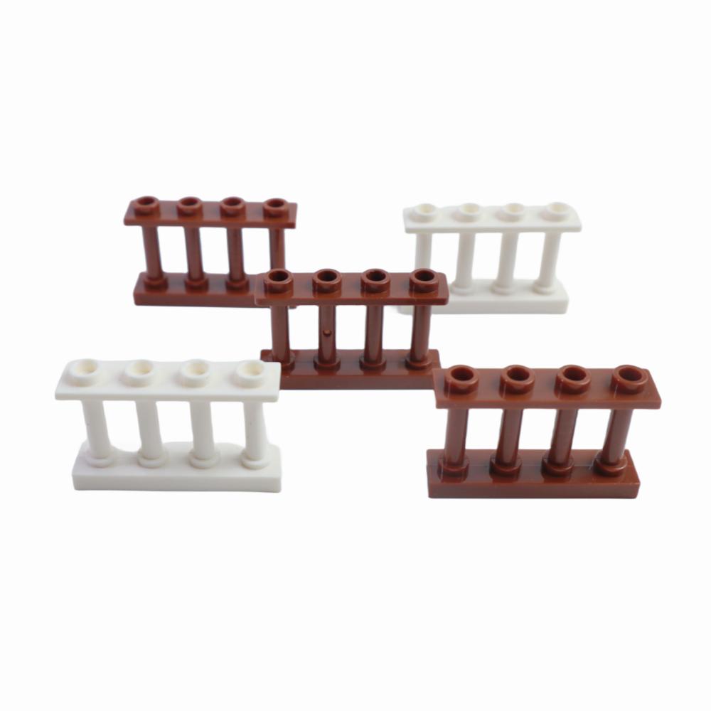 20PCS DIY Fence Railing Compatible Model Building Block Accessories Basic Components for House Garden Gift Toy Parts Compatible