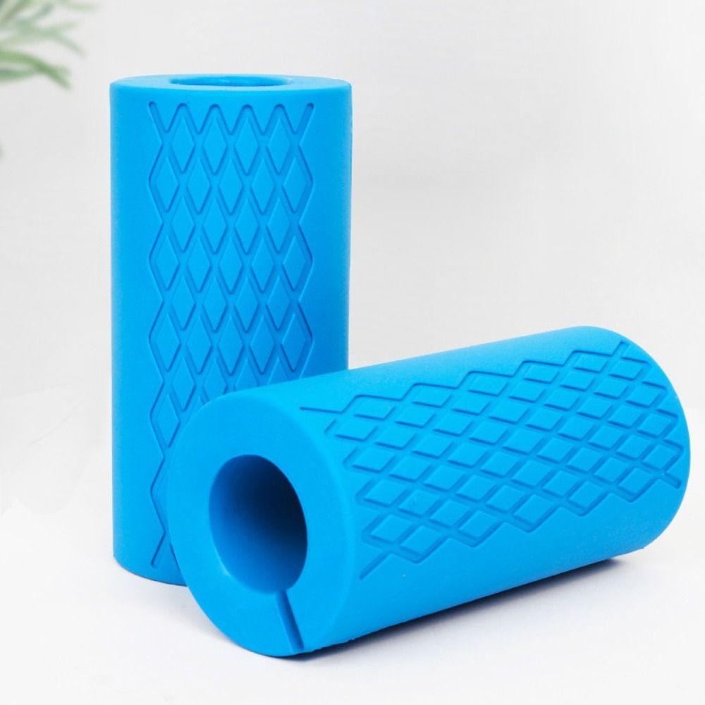 Thicken Silicone Dumbbell Grip Increase Friction Fitness Equipment Barbell Grip  Bodybuilding