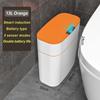 16L New Smart Trash Can High-tech Induction Storage Bucket Bathroom Deodorant Waterproof Trash Can Household with Lid Creative
