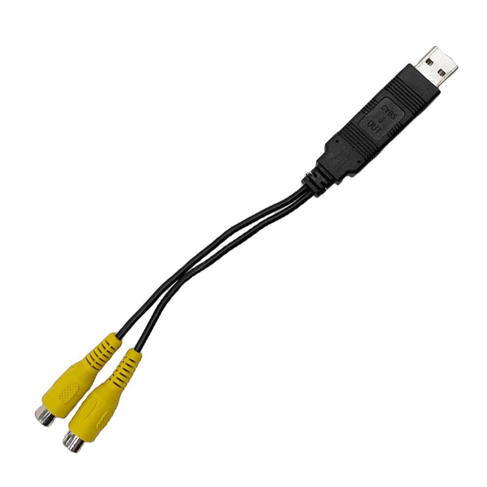 

Видеокабель USB к CVBS RCA, 2 выхода CVBS, кабель USB к RCA, аксессуары для автомобильного радиоприемника