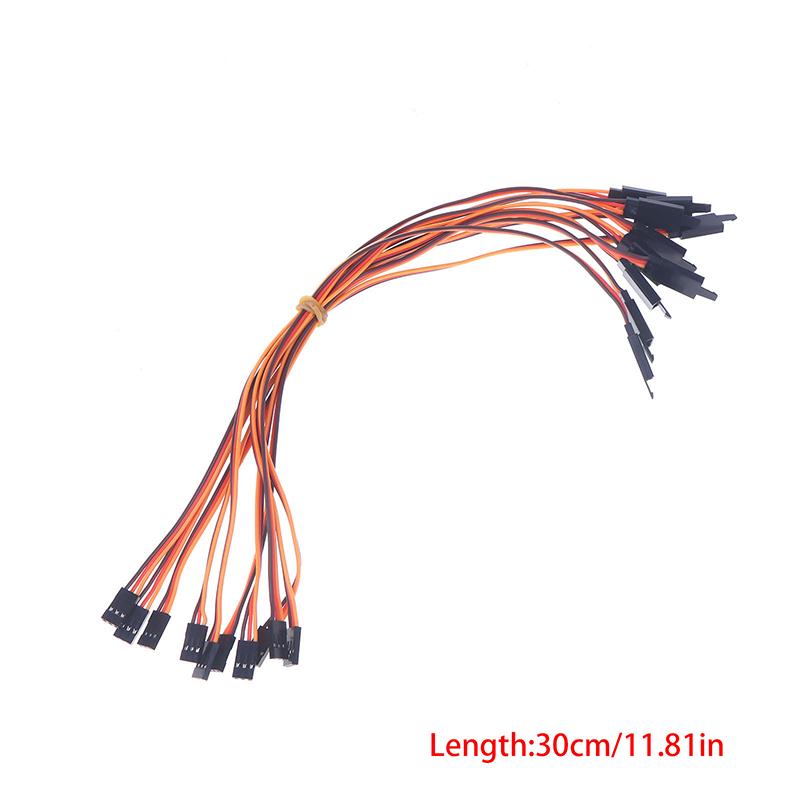 10Pcs Extension Lead Wire Cable 10-100CM Anti-Loose 60 Core Servo Male to Female Adapter For RC Model Aircraft