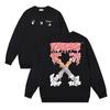 1238 Off-White 2026 Herbst/Winter Neu OW Geschmolzenes Pfeilmuster Herren und Damen Rundhals Hoodie