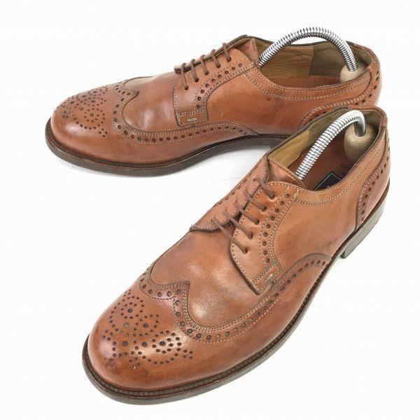

Lloyd Germany heavy leather wingtip 27.0 brown medallion dress business shoes