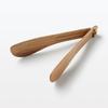 MUJI Acacia Foldable 22cm 83913205 Tongs, Approx. Long,