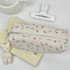 Small Flowers Floral Pencil Bag Fresh Style Pen Bag Pencil Cases  School Supplies