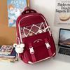 Schoolbag Backpack for Women 1011 New Small Fresh Pain Bag for Primary School Students, Junior High School Students, Going Out In Class, Schoolbag