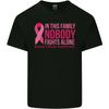Breast Cancer Awareness Nobody Fights Alone Kids T-Shirt Childrens