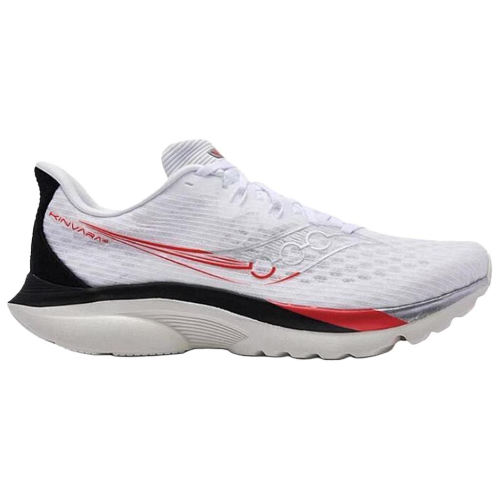 Saucony Kinvara Essence 16 Cushioning Breathable Lightweight Running Shoes Unisex White Saucony S31020-551